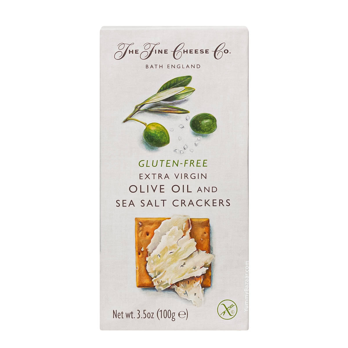 The Fine Cheese Co. Gluten-Free Extra Virgin Olive Oil & Sea Salt Crackers - 3.5 oz