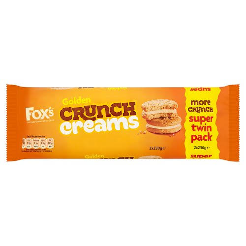 Foxs Golden Crunch Creams Twin Pack Delivered to Australia