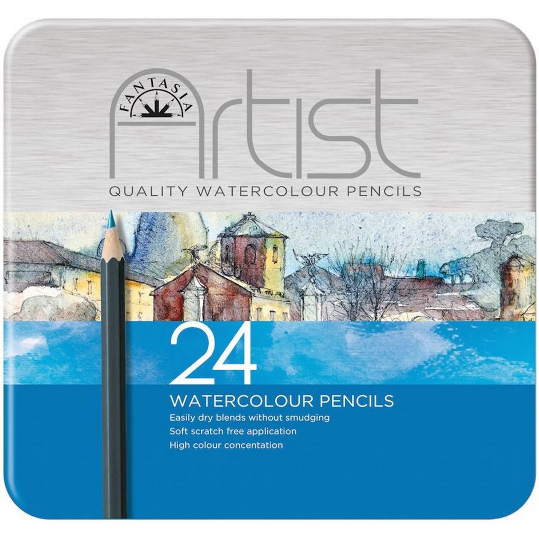 Fantasia Premium Watercolor Pencil Set 24pc