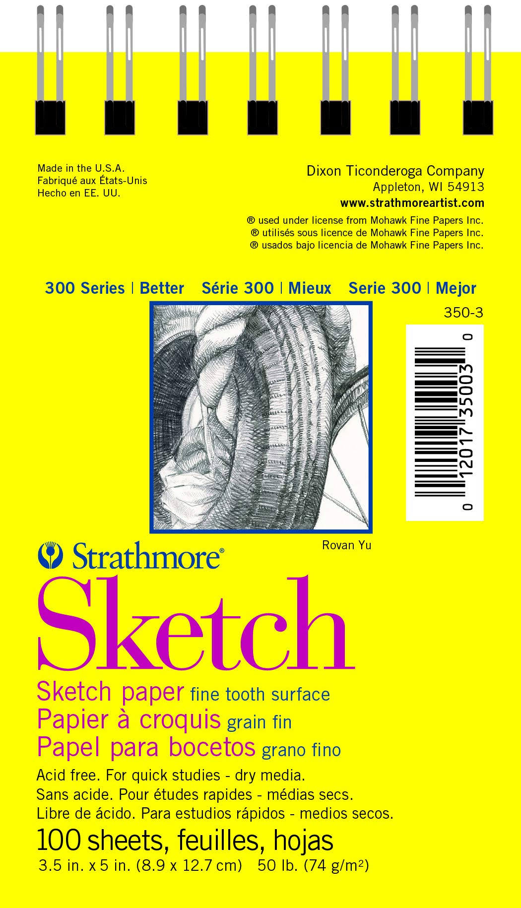 Strathmore 300 Series Sketch Pad - 100 Sheets