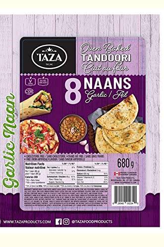 MASHAL Taza Oven-Baked Garlic Naan