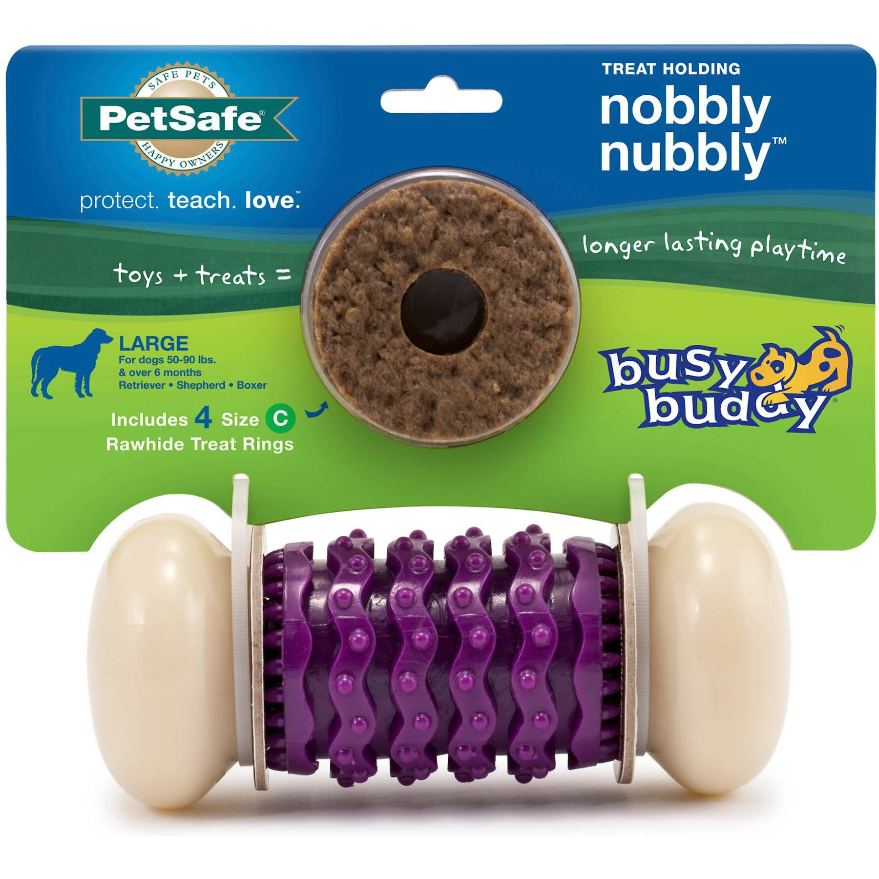 PetSafe Busy Buddy Nobbly Nubbly Dog Toy - Large