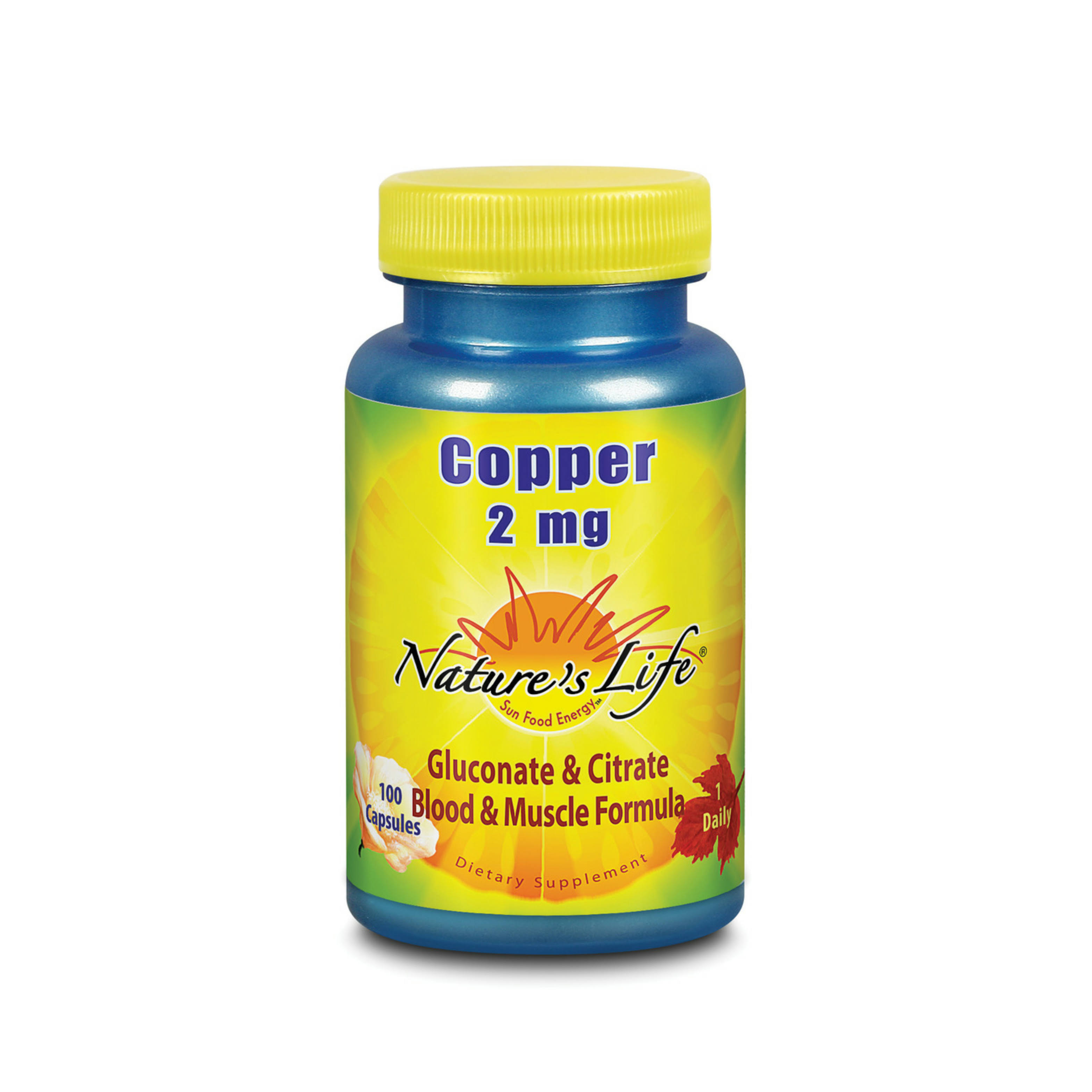 Natures Life Copper Complex Dietary Supplement - 2mg, 100ct