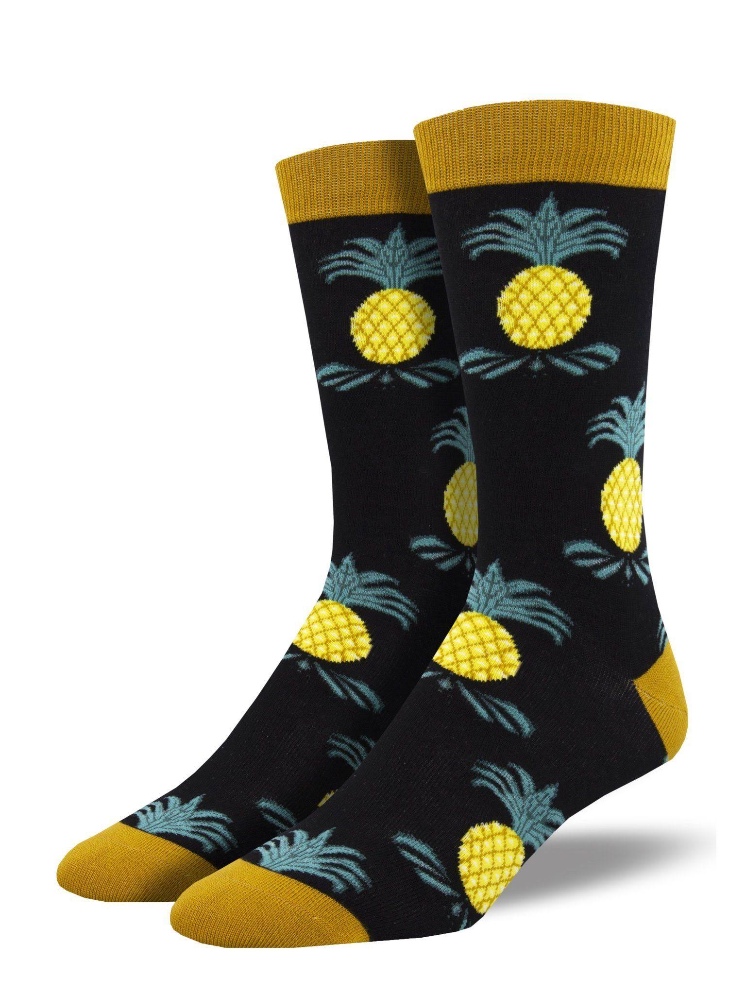 Socksmith Men's Impeccable Pineapple Size 6.5-12