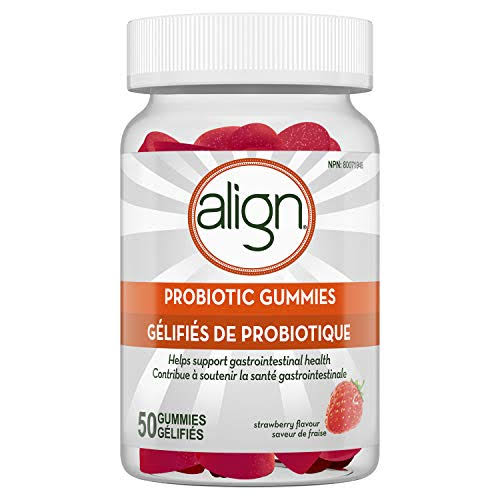 Align Probiotic Strawberry Flavour Gummies