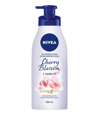 Nivea Oil Infused Body Lotion - Cherry Blossom & Jojoba, 500ml