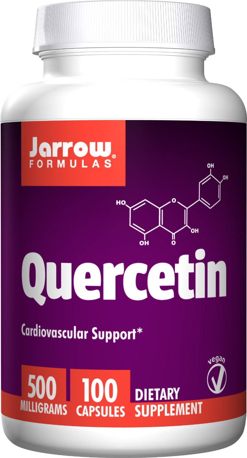 Jarrow Formulas Quercetin Cardiovascular Support Supplement - 100 Veggie Caps