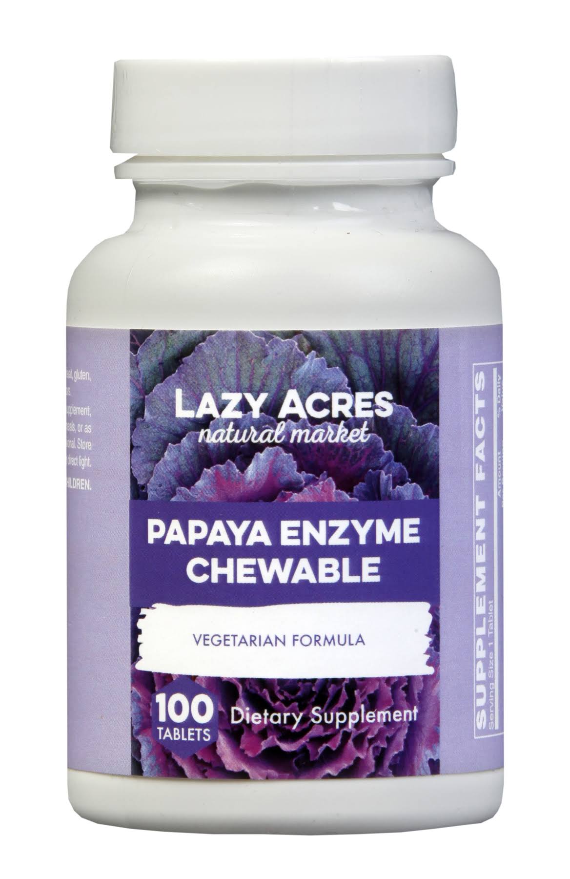 BIOVEA Papaya Enzyme 15mg 100 Chewable Tablets