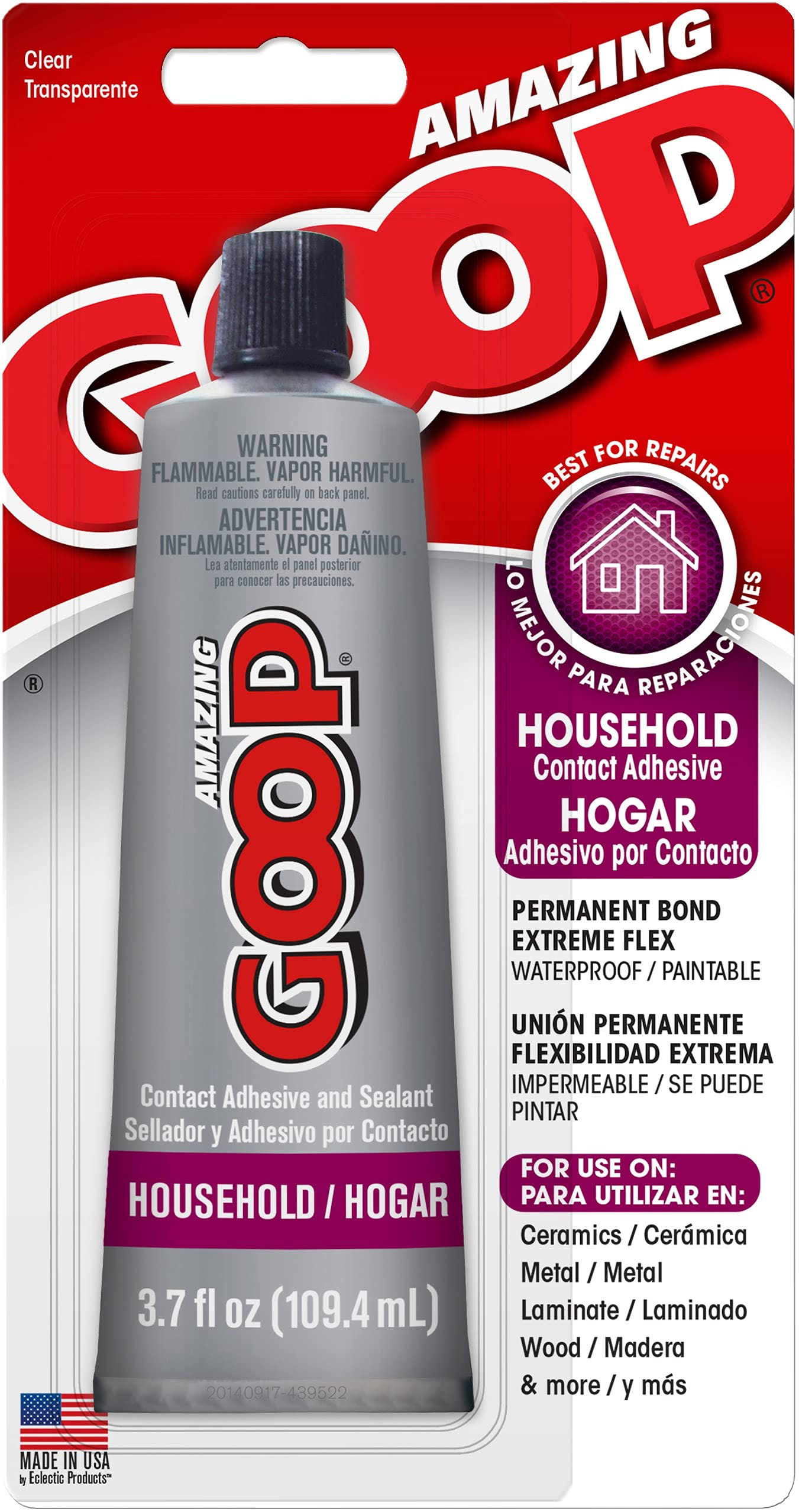 Amazing Goop Household Contact Adhesive and Sealant - 3.7oz