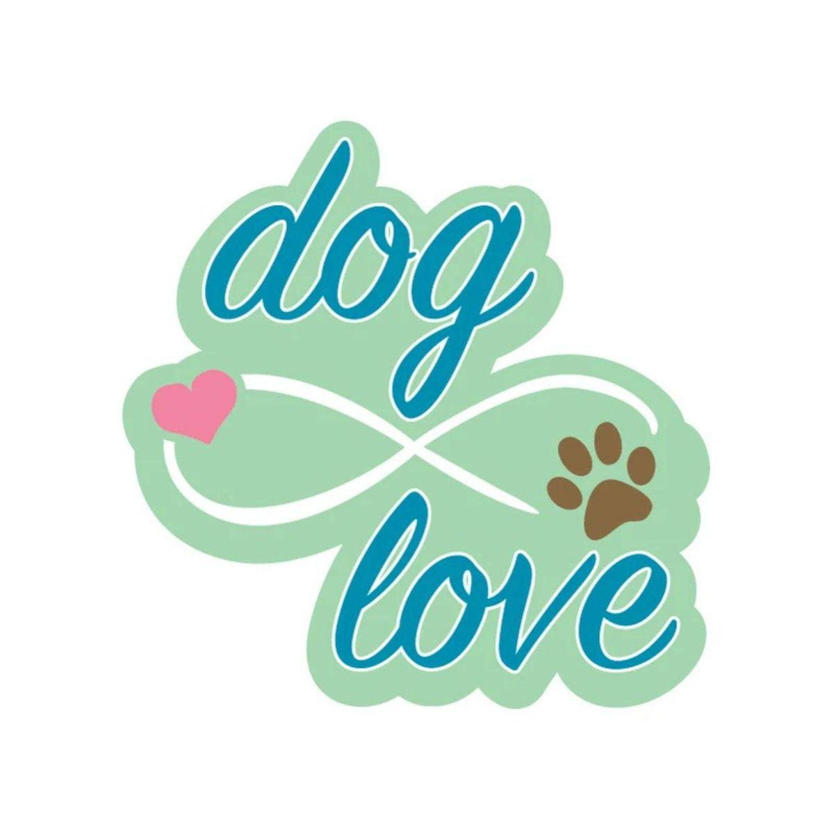 Infinite Dog Love Sticker by Dog Speak - 3" Sticker