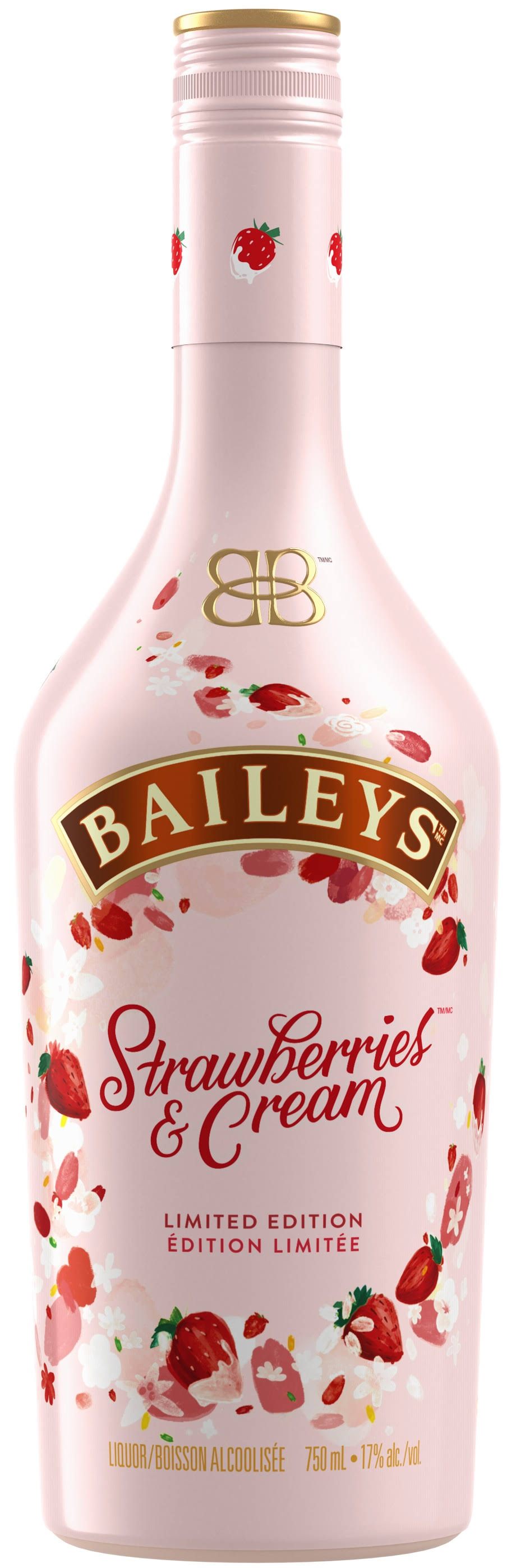Baileys Liqueur, Strawberries & Cream - 750 ml