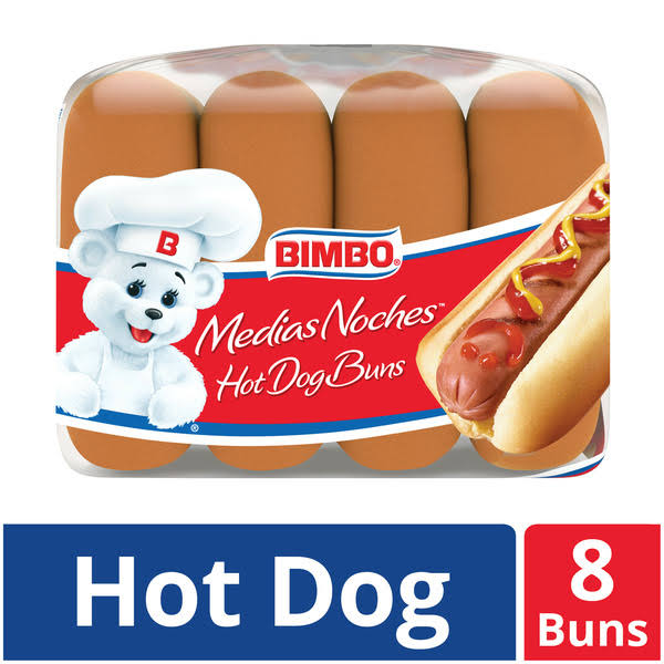 Bimbo Hotdog Buns - 8ct