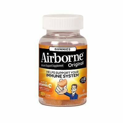 Airborne Vitamin C Gummies - Orange, 21 Count