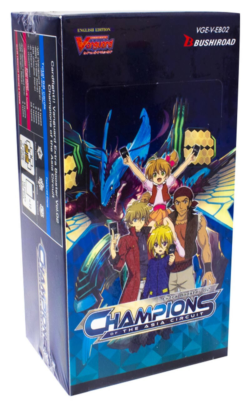 Cardfight Vanguard V EB02 Champions of The Asia Circuit English Extra Booster Box