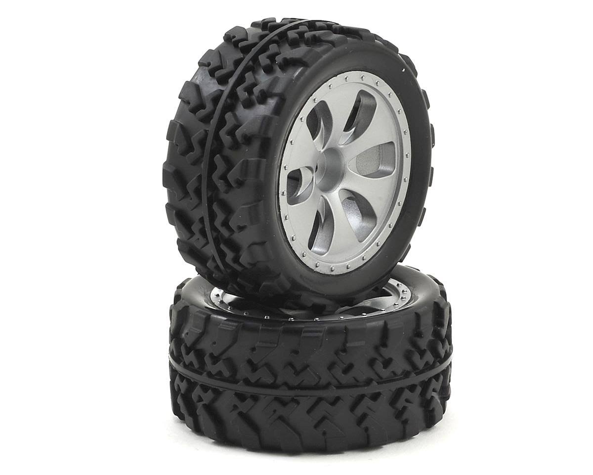 Dromida Wheel/Tire Assembled for MT4.18 - x2