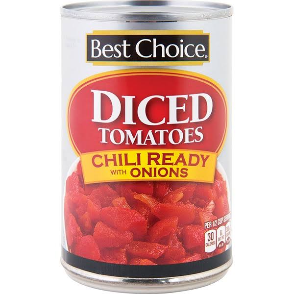 Best Choice Diced Tomatoes with Onions for Chili