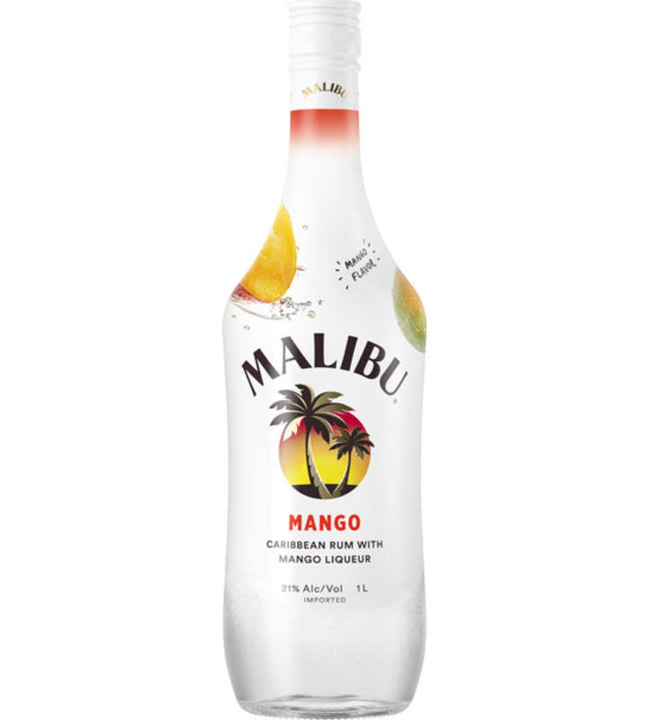 Malibu Mango Rum - 1 L bottle