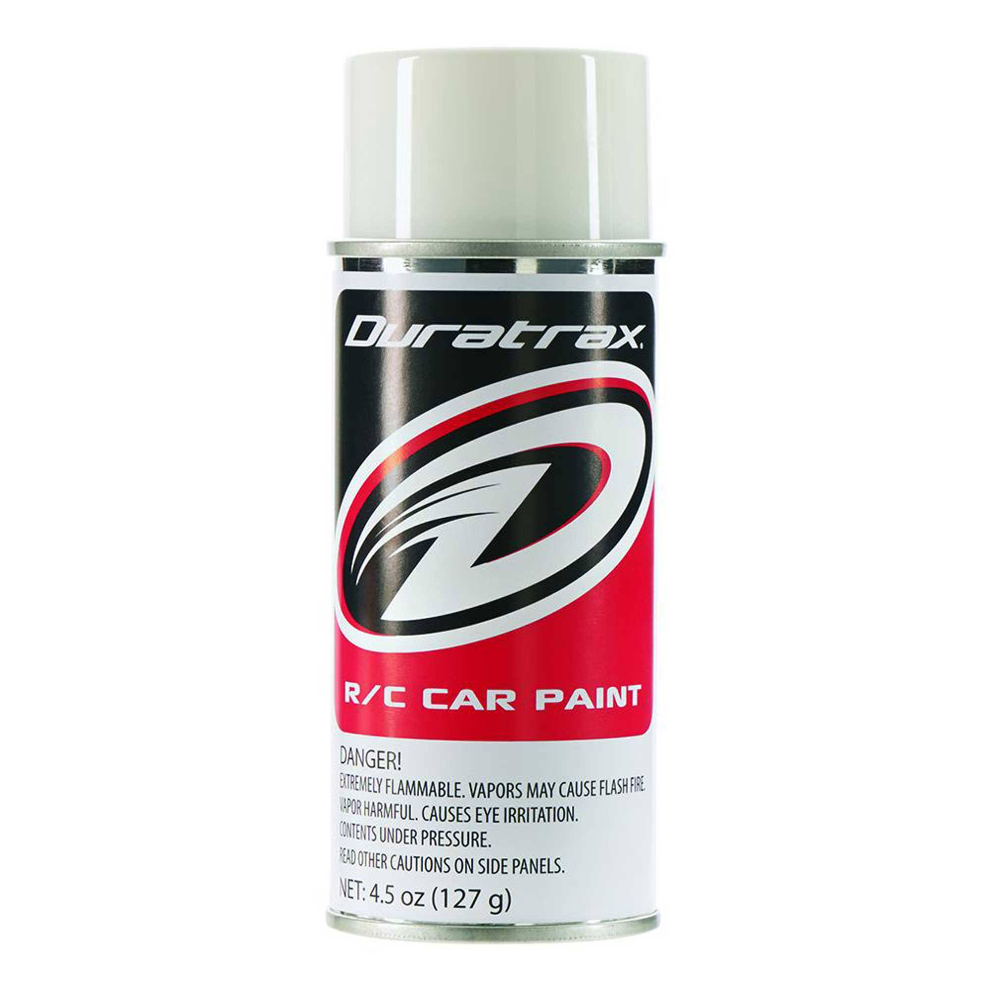 Duratrax Polycarbonate Radio Control Vehicle Body Spray Paint - 4.5oz, Bright White