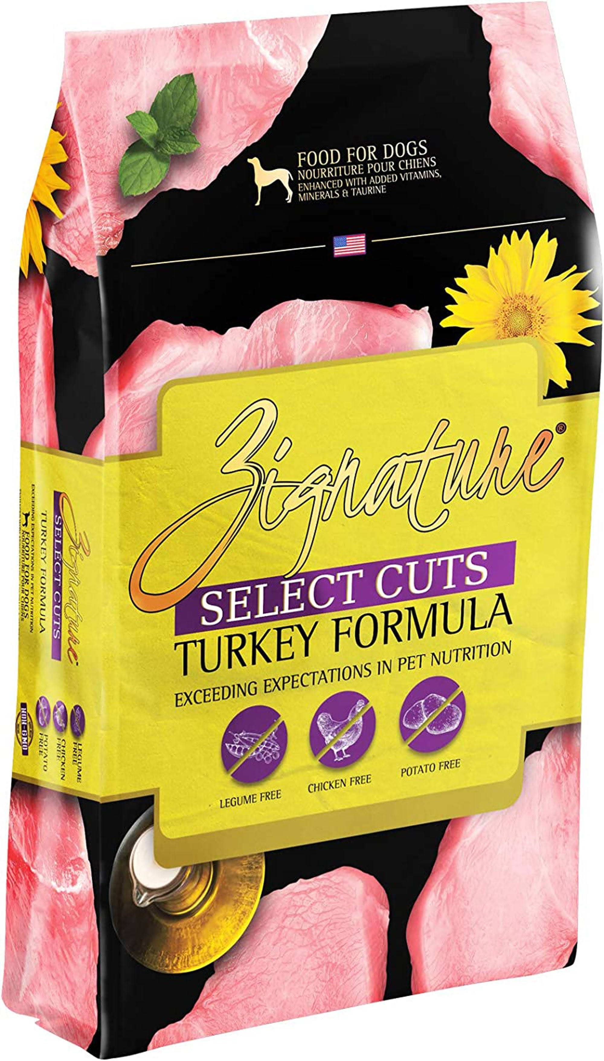 Zignature Select Cuts Turkey Formula Dry Dog Food - 4-Lb.