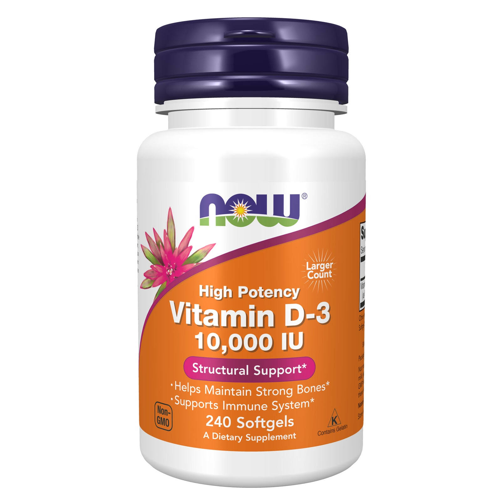 Now Foods Vitamin D-3 10,000 IU 240 Softgels