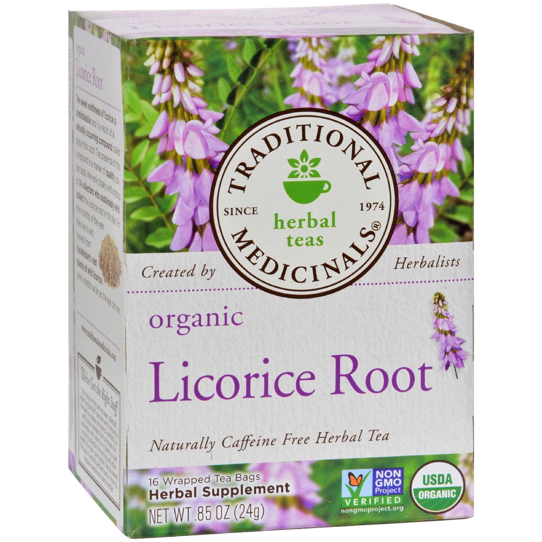 Traditional Medicinals Organic Licorice Root Herbal Tea - 16 Tea Bags