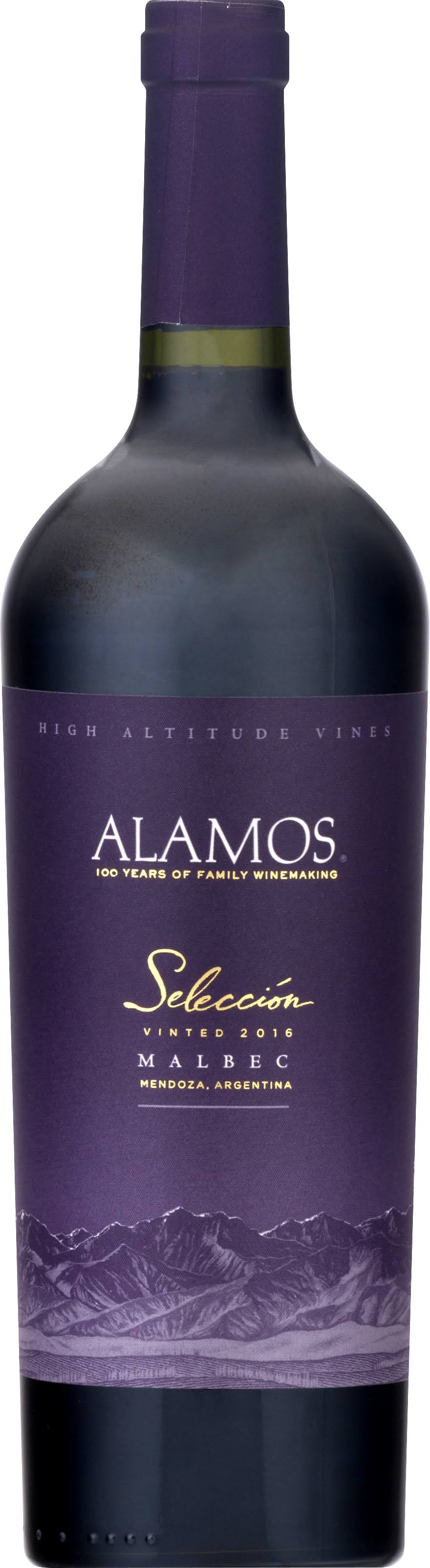 Alamos Wine, Seleccion Malbec, Mendoza Argentina, 2016 - 750 ml