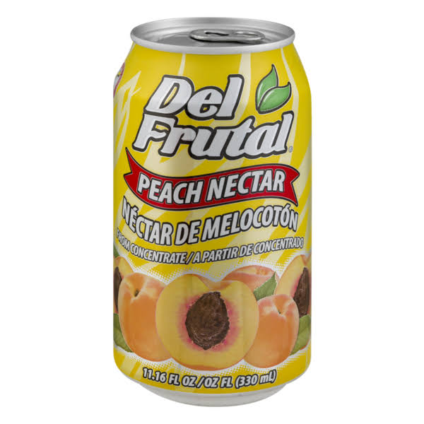 Del Frutal Peach Nectar - 11.16 fl oz can