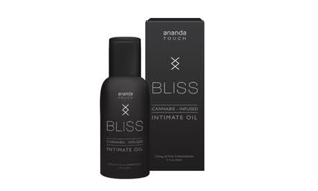 Ananda Touch Bliss CBD Intimate Oil 60 ml (2oz) Black/Green