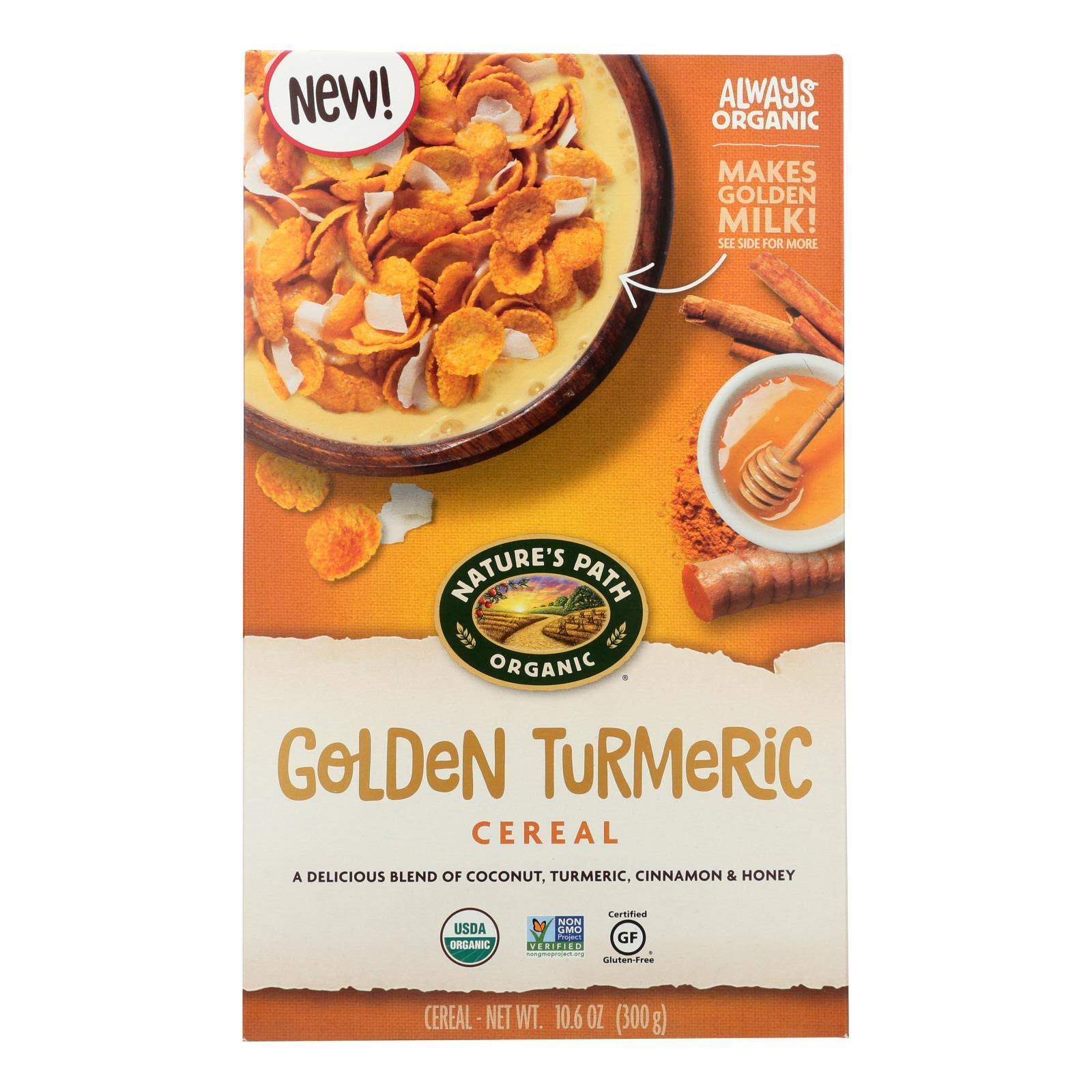 NATURES PATH Organic Golden Turmeric Cereal, 10.6 OZ