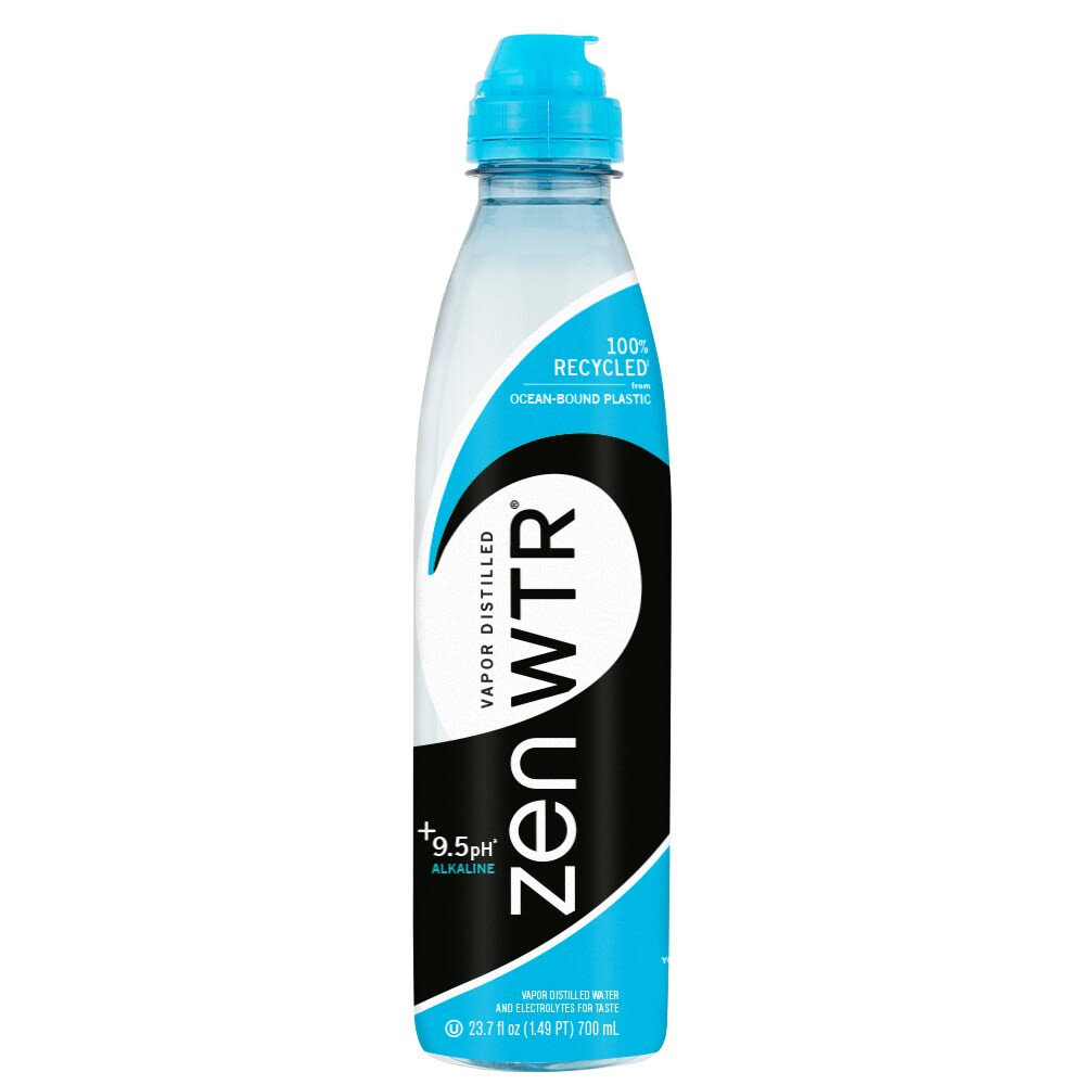 Zen Wtr Water, Vapor Distilled - 23.7 fl oz