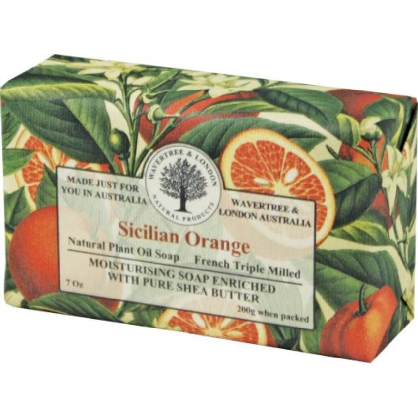 Wavertree & London Triple Milled Natural Plant Oil Soap - Sicilian Orange
