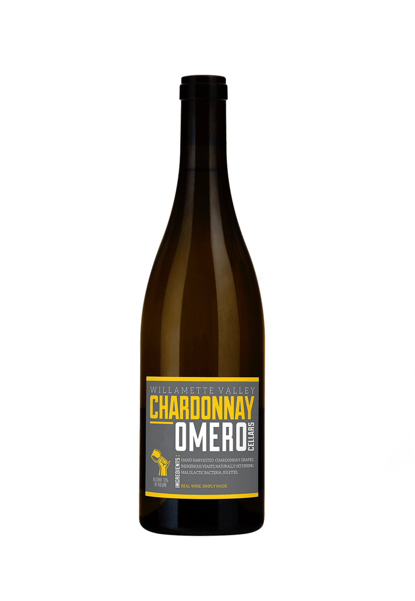 Omero Cellars Chardonnay Willamette Valley - 750 ml Bottle
