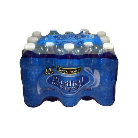 Best Choice Purified Drinking Water - 16.9 Ounces - Wohlner's Neighborhood Grocery & Deli - Delivered by Mercato