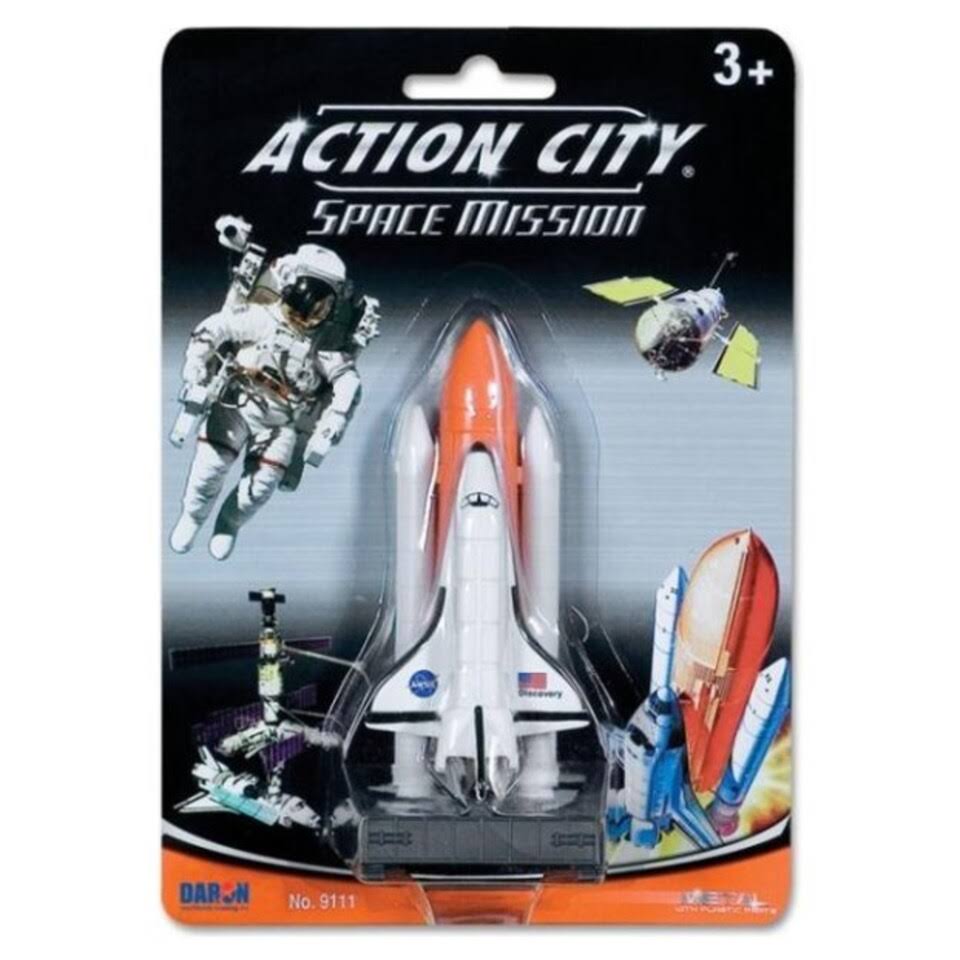 Daron Space Shuttle On Launch Pad Diecast - 4.5"