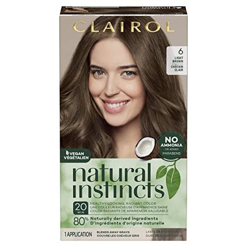 Clairol Natural Instincts Non-Permanent Hair Color - 6 Light Brown