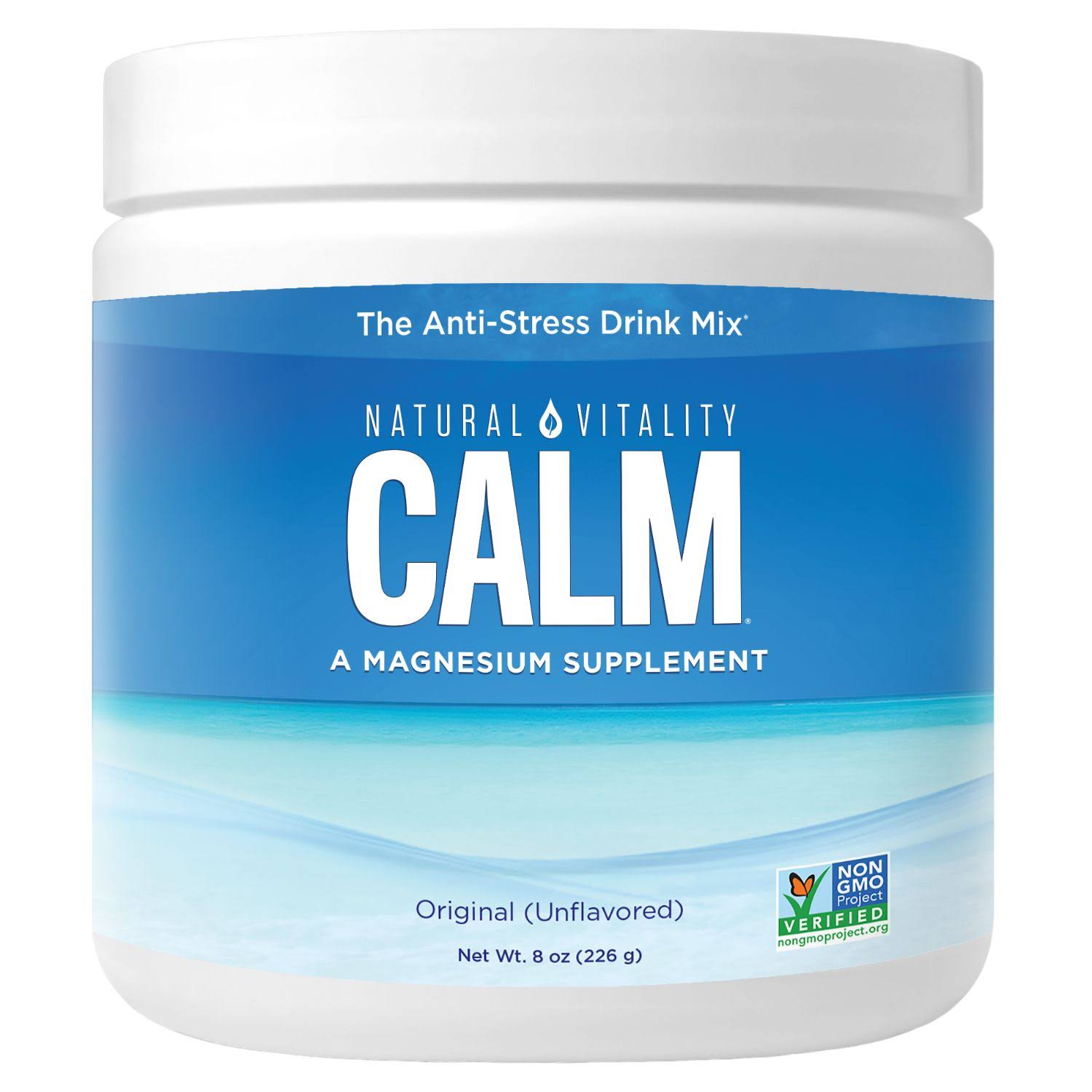 Natural Vitality Calm Anti-Stress Drink Mix, Original (Unflavored) - 8 oz