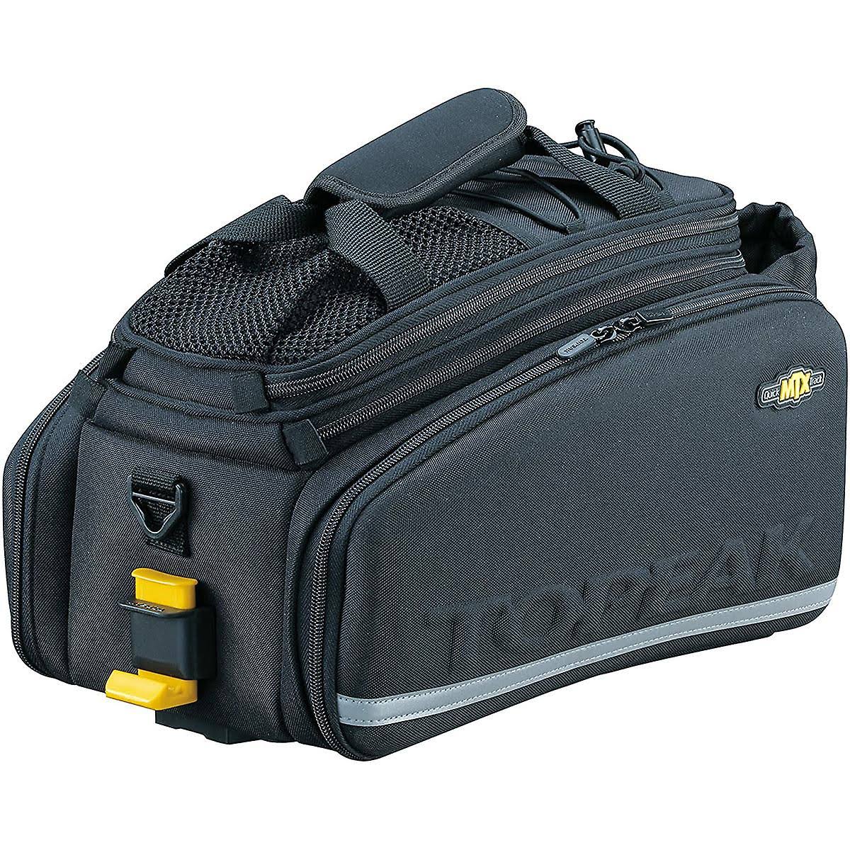Topeak MTX Trunkbag DXP Rack Bag with Expandable Panniers - 22.6 Liter, Black