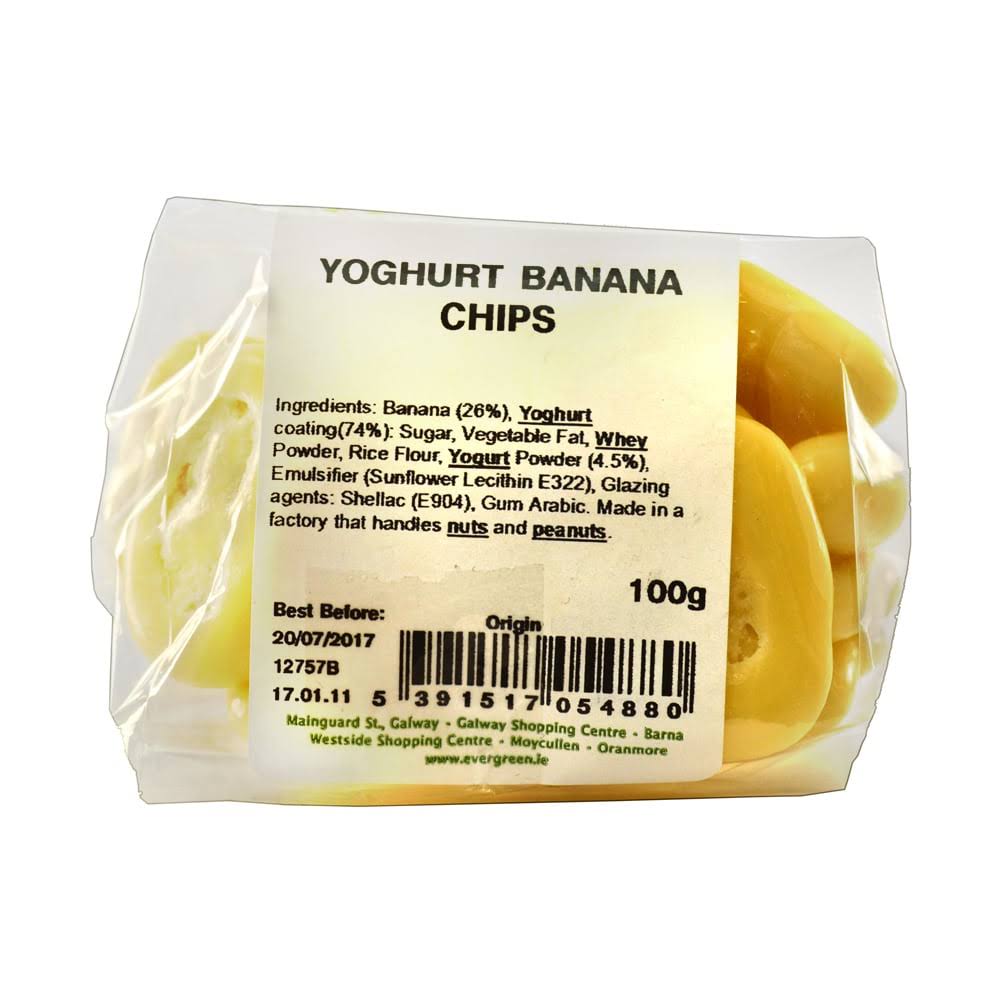 Evergreen Yoghurt Banana Chips