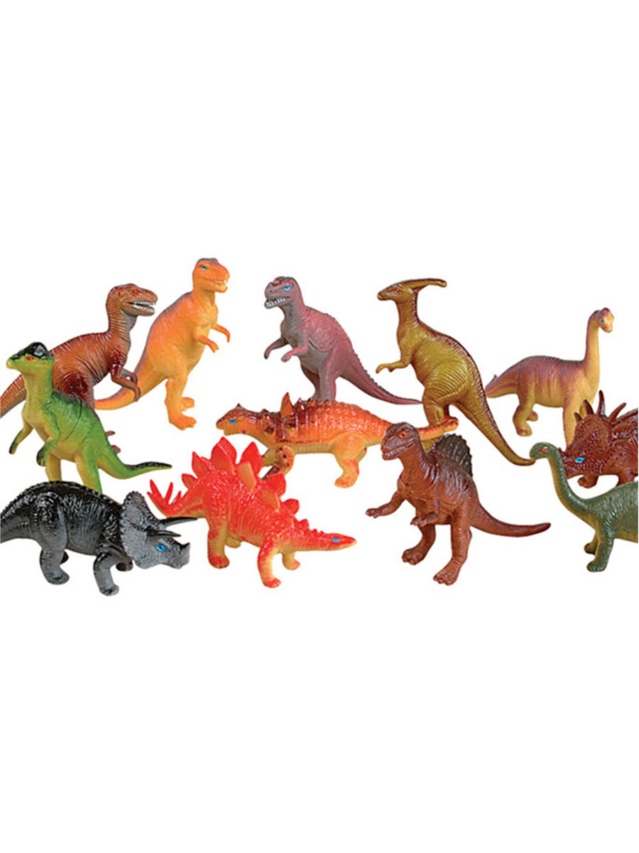 Rhode Island Novelty Jumbo Dinosaurs Toy Figure - 12pk