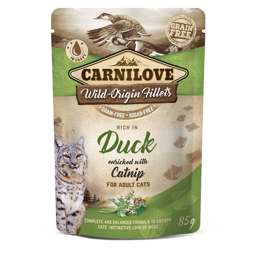 Carnilove Cat Pouch 85g - Duck with Catnip