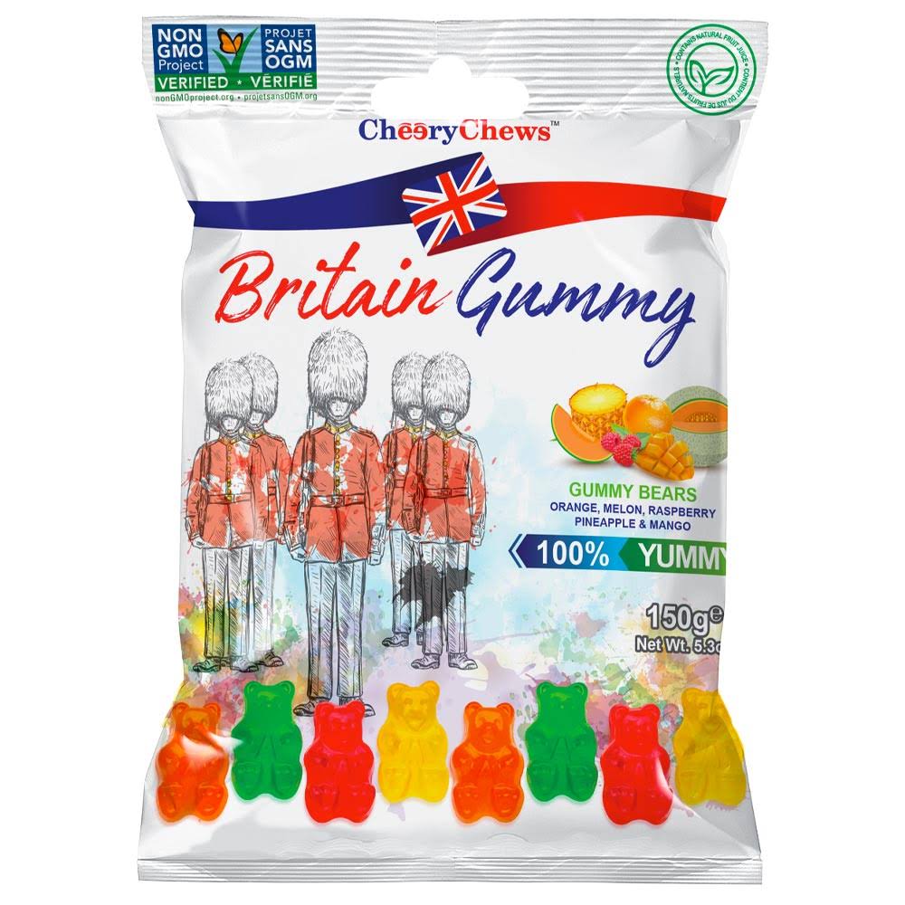 Britain Gummy Cheery Chews Yummy Candies - 150 Grams - Mach Bazar - Delivered by Mercato
