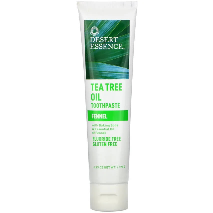 Desert Essence Natural Tea Tree Oil Toothpaste - 185ml