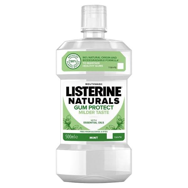 Listerine Naturals Gum Protect Mild Mouthwash 500ml