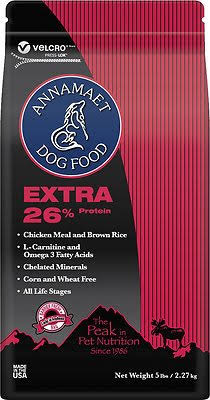Annamaet Extra Formula Dry Dog Food - 5lbs