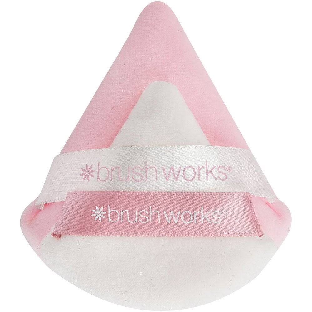 Brushworks Triangular Powder Puff Duo