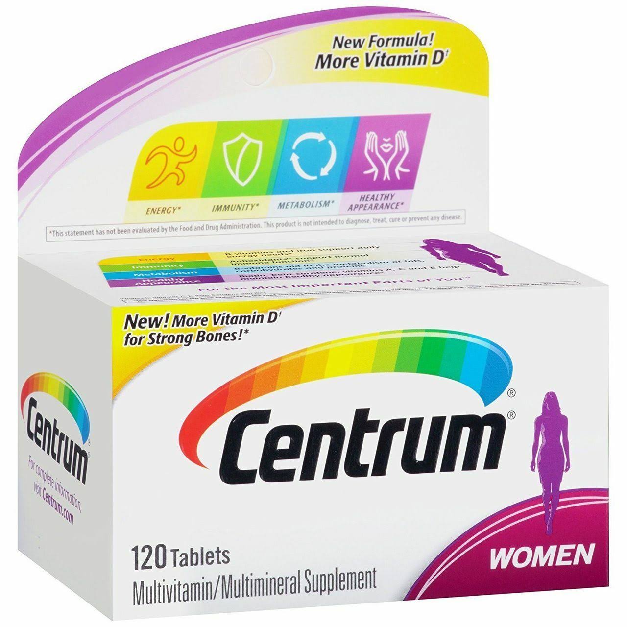 Centrum Women Multivitamin - 120 Tablets