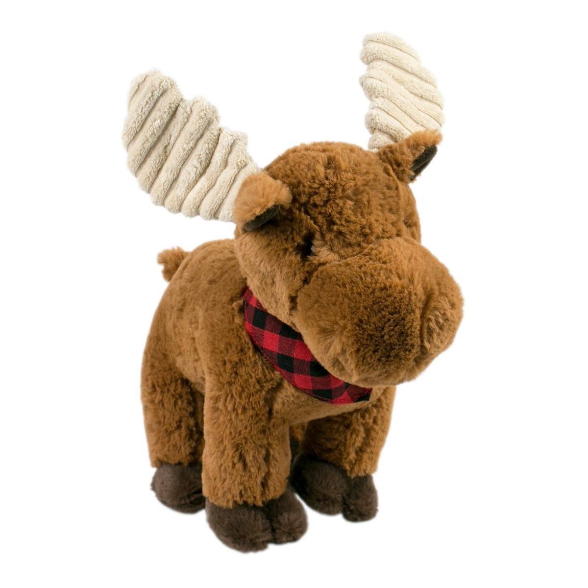 Tall Tails Crunch Moose Plush Dog Toy, 11"