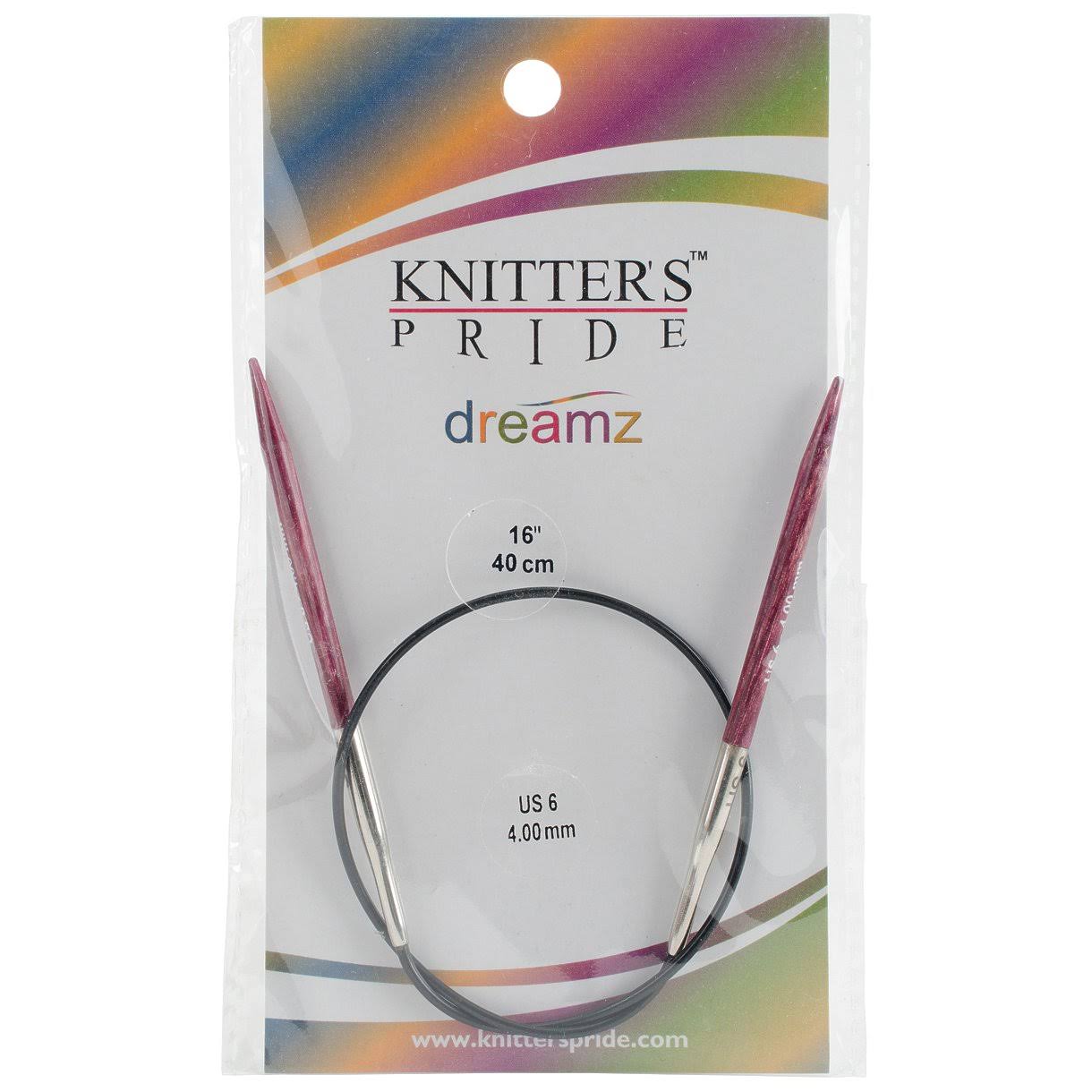 Knitters Pride Dreamz Circular Knitting Needles - Size 6 4mm, 16"