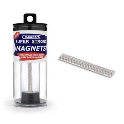 Magcraft Rare Earth Disc Magnet - 200pk, 1/16" x 1/32"
