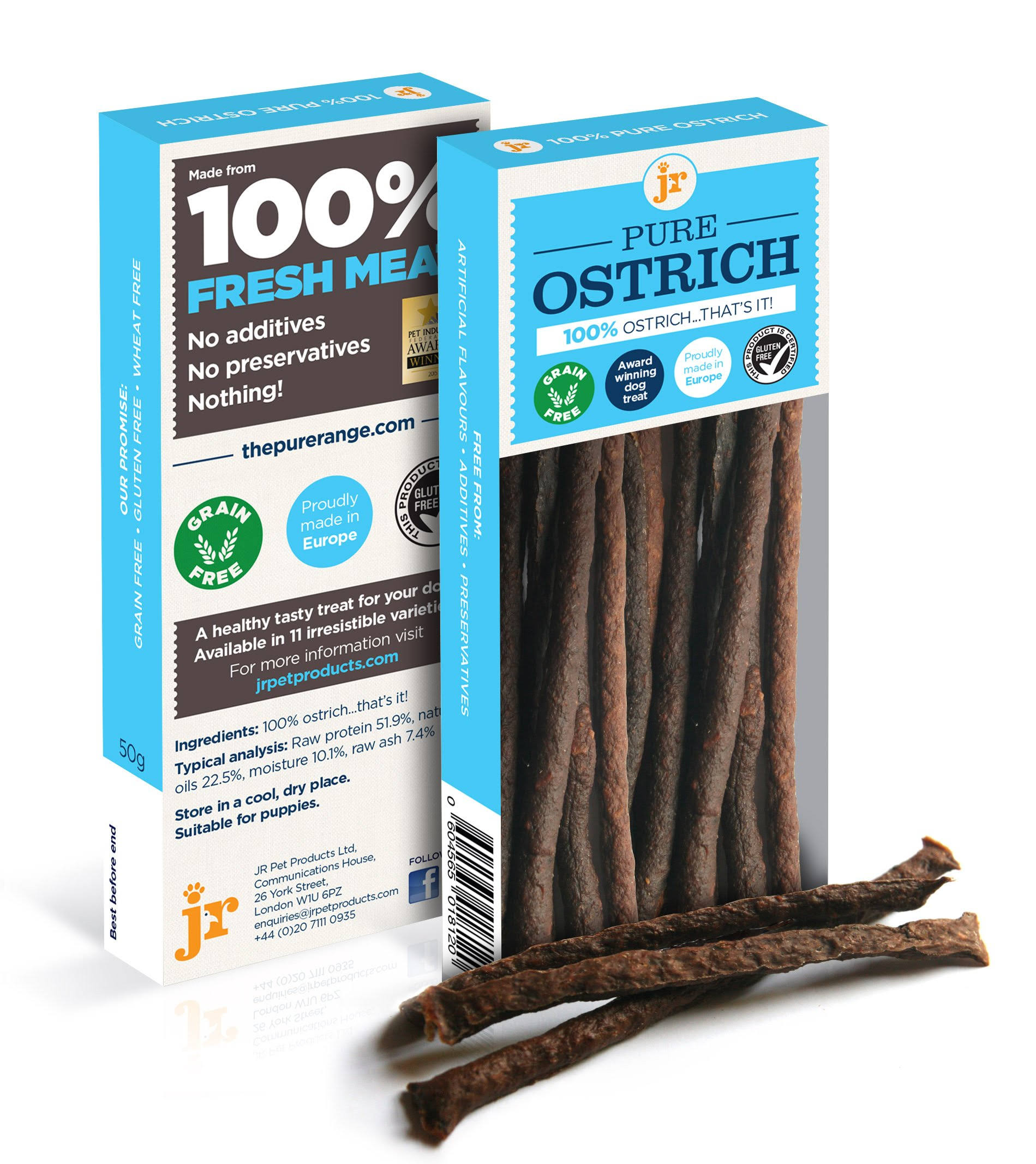 Pure Ostrich Sticks 50 Gr